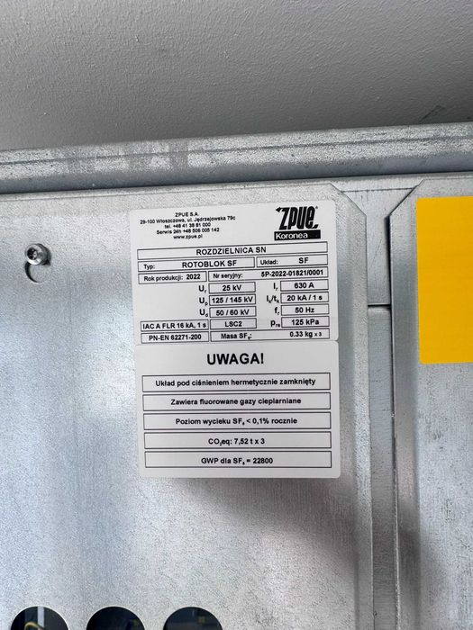 Stacja 630 kVA ZPUE