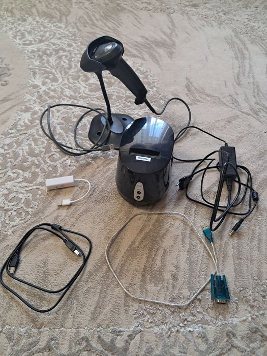 Принтер чеків та етикеток Xprinter XP-237B