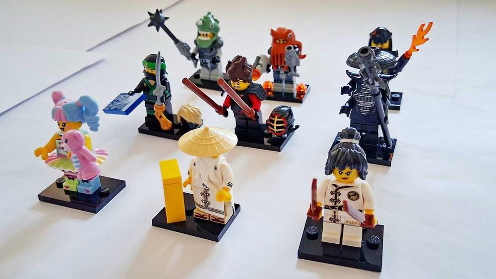 Lego 71019 The LEGO Ninjago Movie Nove Minifiguras colecção novas