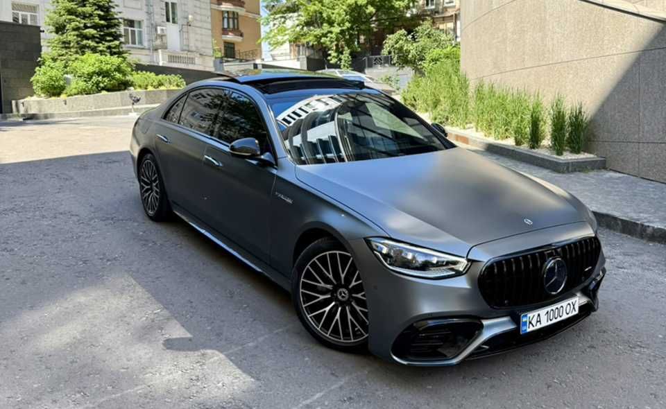 обвіс стиль S63 AMG мерседес с клас W223 2020-2025 року бампер 223