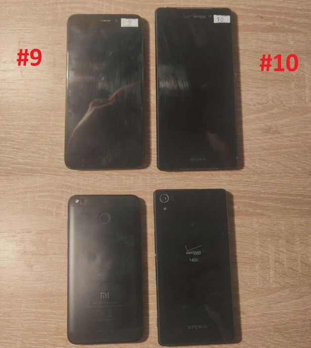 Xiaomi redmi note 3,4,4x,10A,9 pro,Sony Z3v.