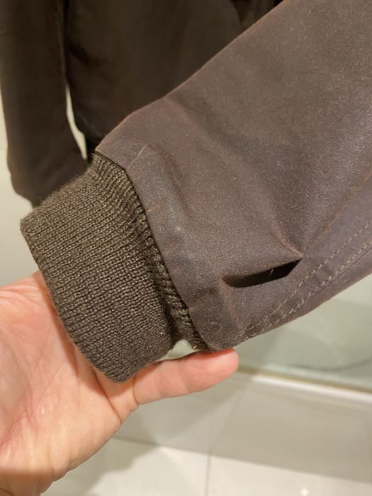 Barbour ensebado bomber jacket como novo