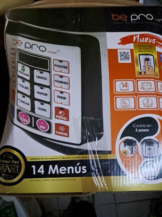 Robot de cozinha be pro chef nova na embalagem