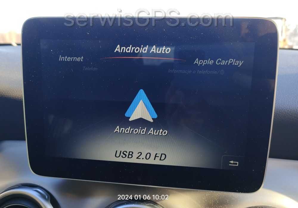 Mercedes Android Auto Apple CarPlay Aktywacja Doposażenie Comand NTG