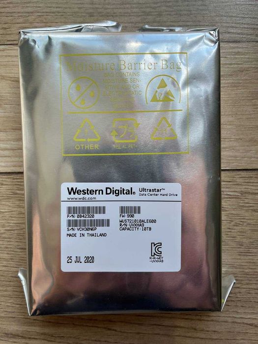 Жорсткий Диск WD Ultrastar DC HC510 10TB SATA III (WUS721010ALE600)