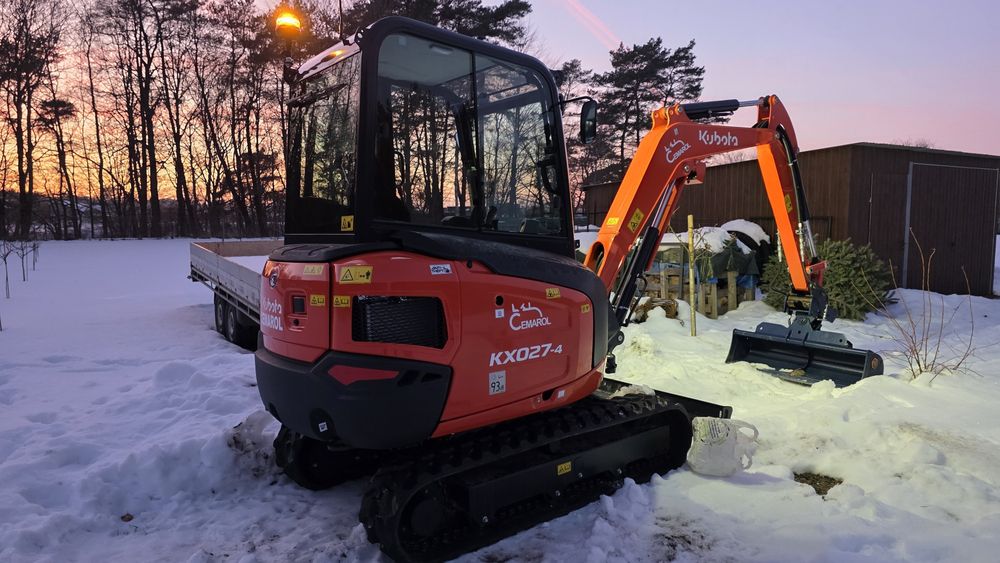 Usługi minikoparką 2,7t