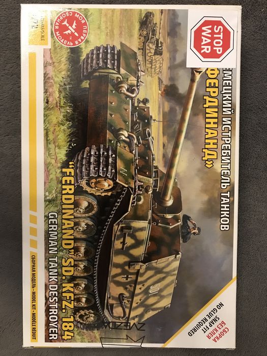 Model do sklejania czołg Ferdinand Zvezda 5041