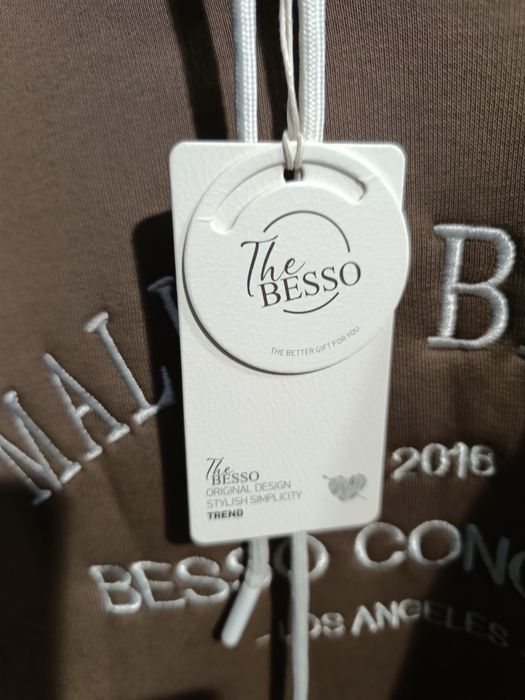 Ciepły bawełniany dres damski The Besso,rozm.S,M,L,Xl