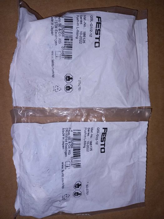 Festo - Złącze wtykowe kątowe - QSL-G1/2-12