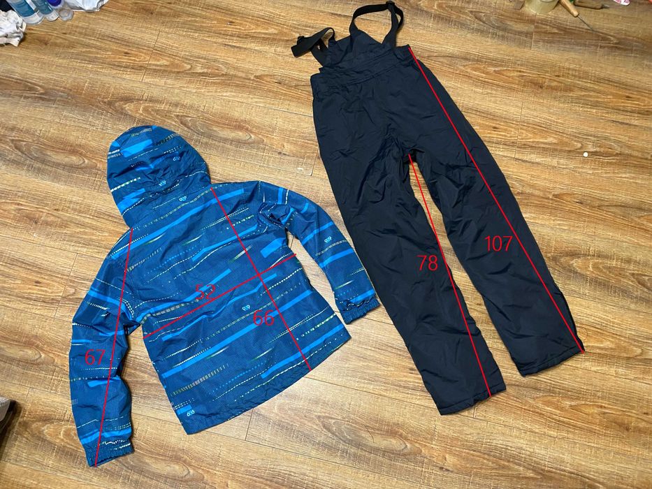 Лыжный костюм зимний комбинезон оригинал р.158