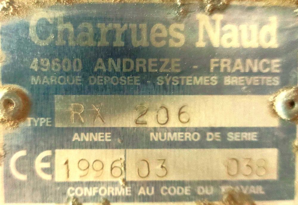 Charrua Reversivel de 3 ferros