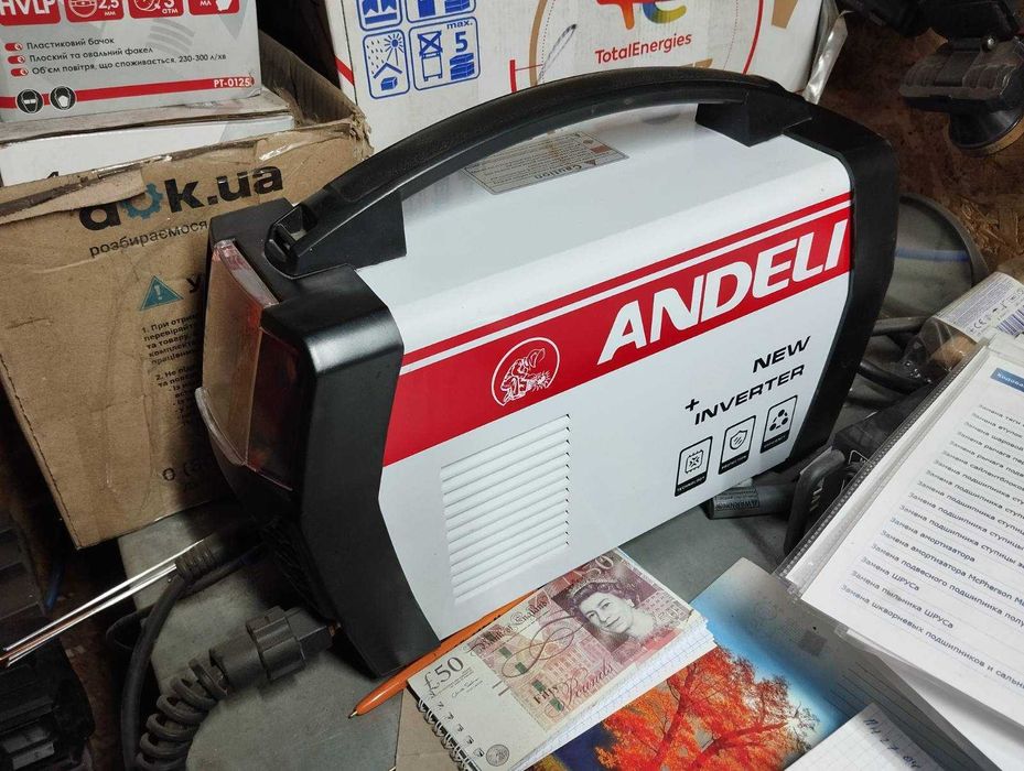 Комплект Andeli TIG-250G PRO + Маска Хамелеон (Холодная сварка)
