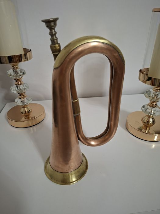 Trabka sygnalowka mosiezna