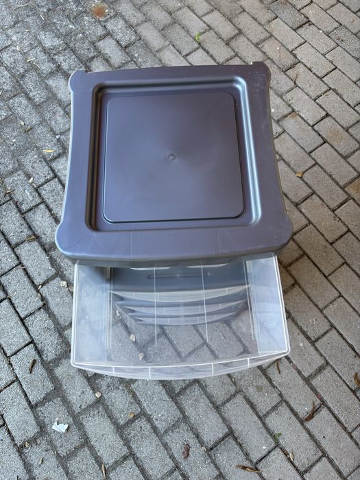 2 Gaveteiros de Plástico – 82 × 36,5 cm