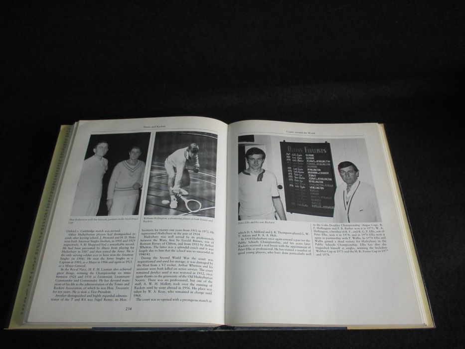 Livro The Willis Faber Book of Tennis & Rackets Lord Aberdare