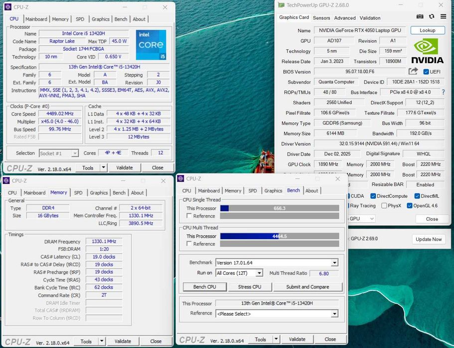 Игровой ноутбук i5-13420H, 16GB, RTX4050, 1TB SSD