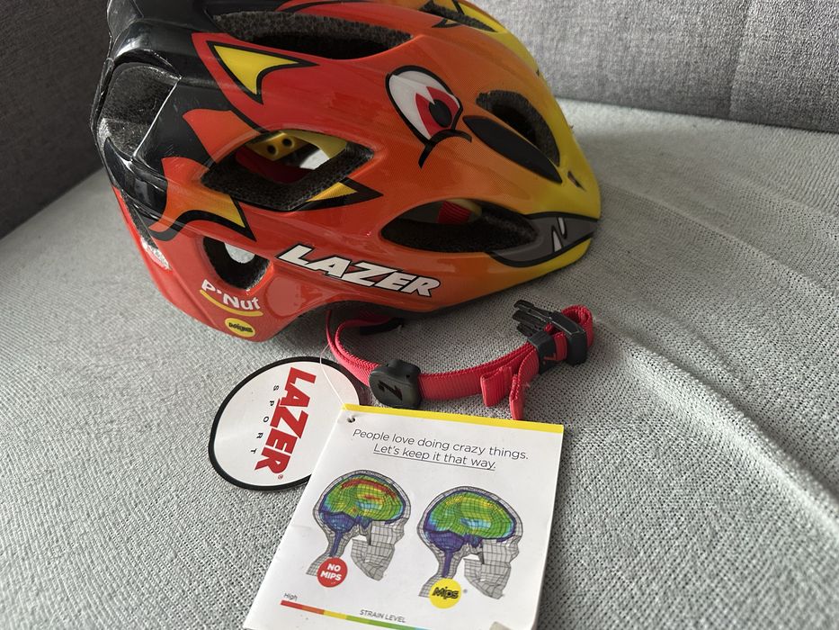 Nowy Kask rowerowy dzieciecy Lazer PNUT rozmiar 46-50