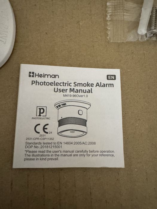 fotoelektryczny czujnik dymu Heiman.