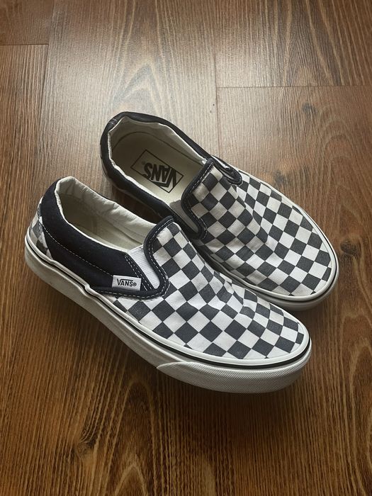 Кеди Vans slip-on в клітинку