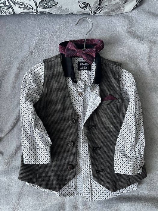 Сорочка, жилет та метелик (next), стан нового, ціна 150 грн
