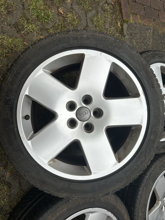 Komplet felg audi A6 A8 255/45/18 orginał opony zimowe