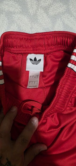 Calças de fato de treino Adidas Benfica – Vermelhas