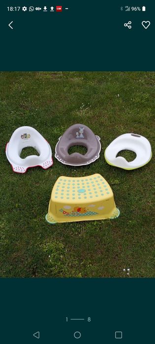 Nakładka na sedes podest stolek taboret nocnik krzesełko dla dziecka