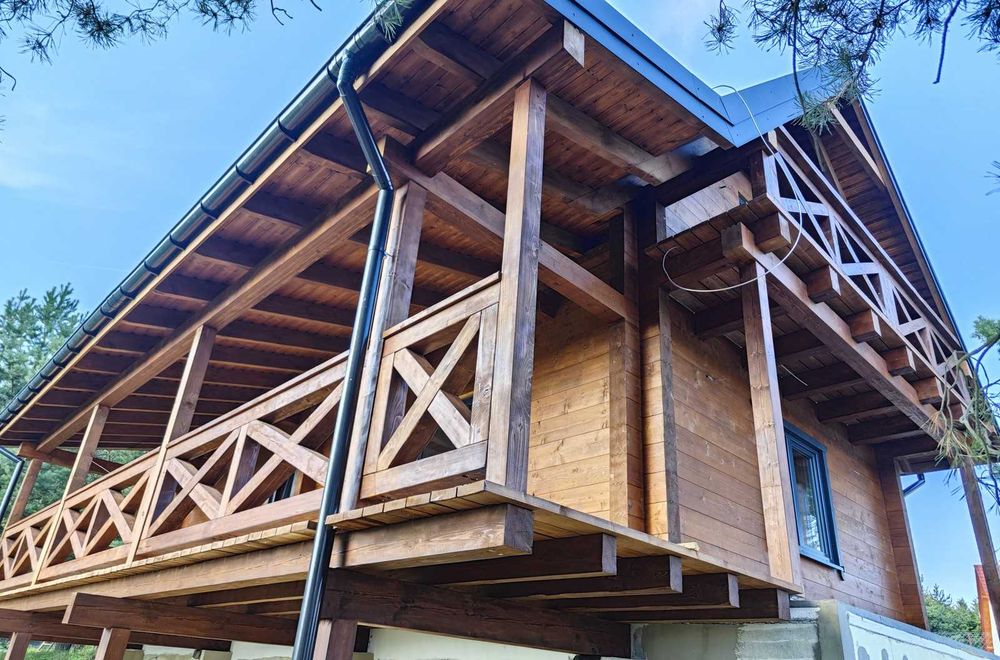 Domy z bali drewnianych, BSH, bal klejony