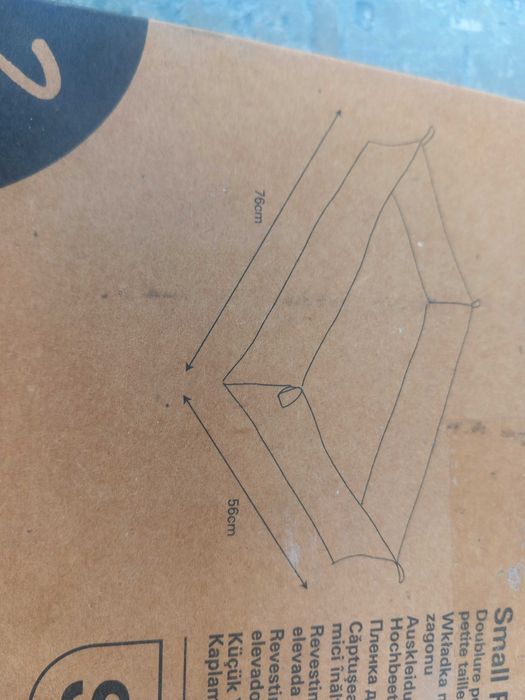 Worek na grządkę warzywną wyniesiony