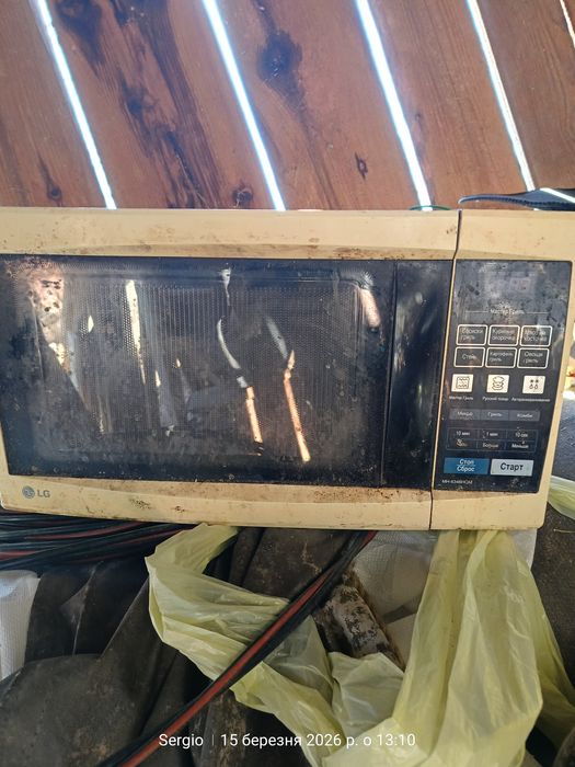 Мікрохвильова пічь LG MH-6346HQM запчастини: магнетрон тен плата і др.