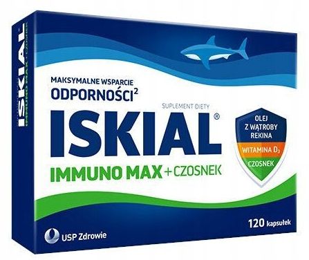 iskial immuno max + czosnek 120 kapsułek