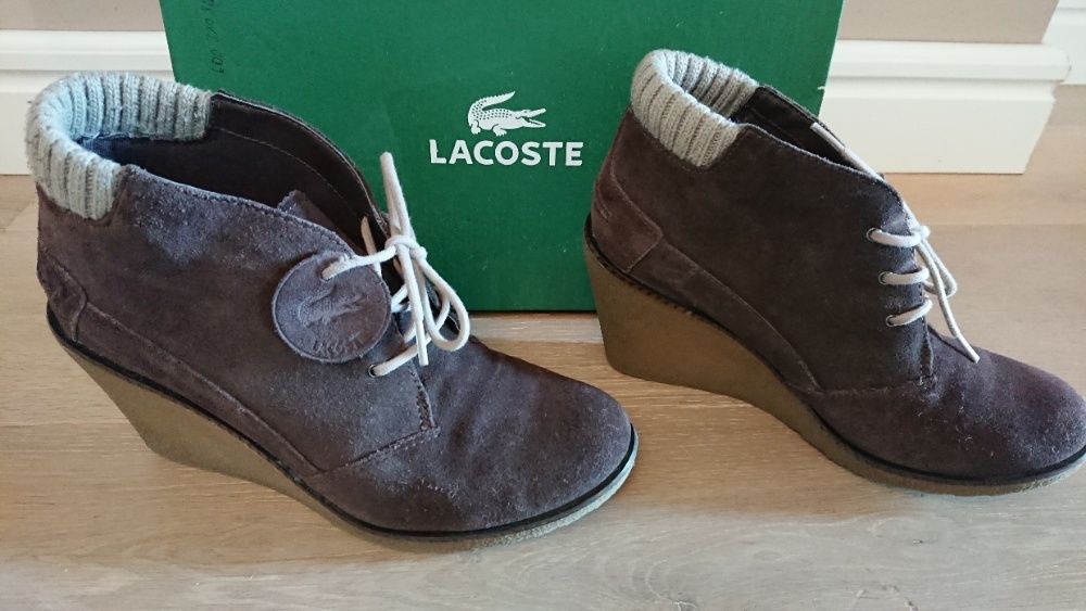 Buty skórzane marki Lacoste JAK NOWE