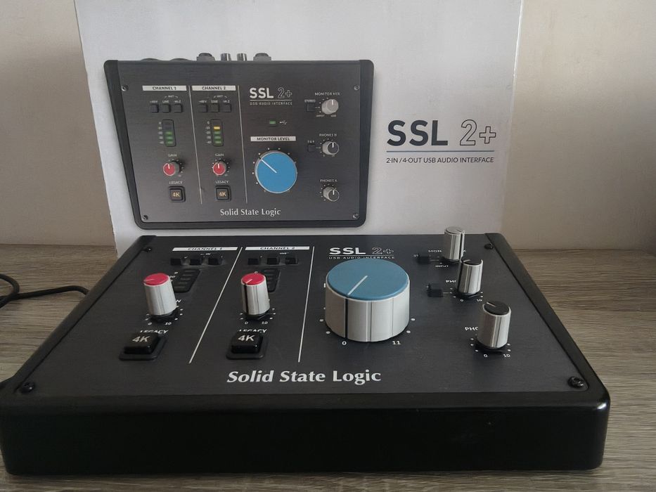 SSL 2+ аудіо інтерфейс, звукова карта, Solid State Logic 2+