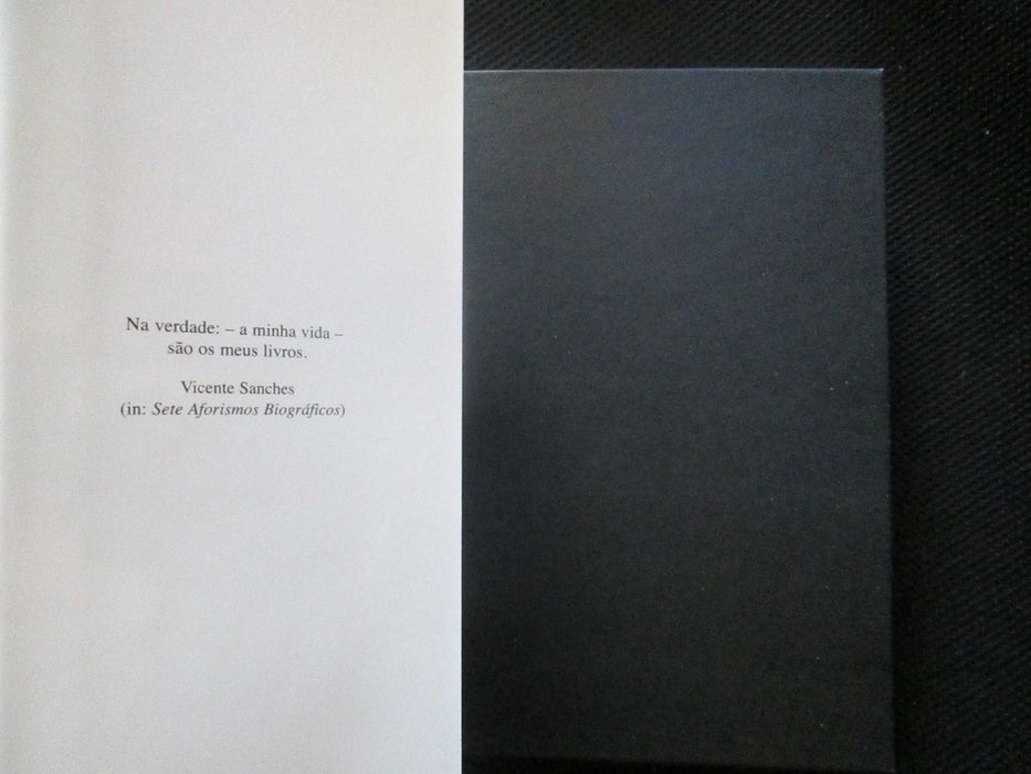 Teatro, de Vicente Sanches, edição encadernada