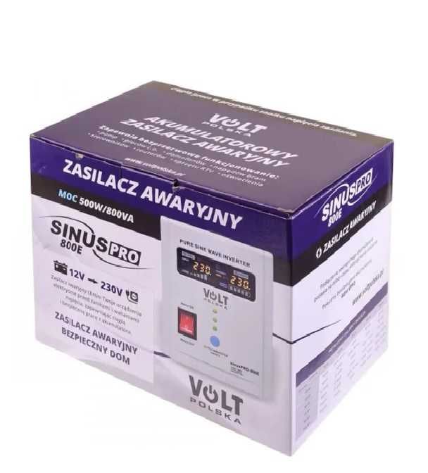 ДБЖ з правильною синусоїдою Volt Polska SINUS PRO 800 E 12V (500/800W)