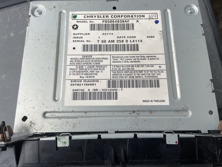 Продам автомагнітолу