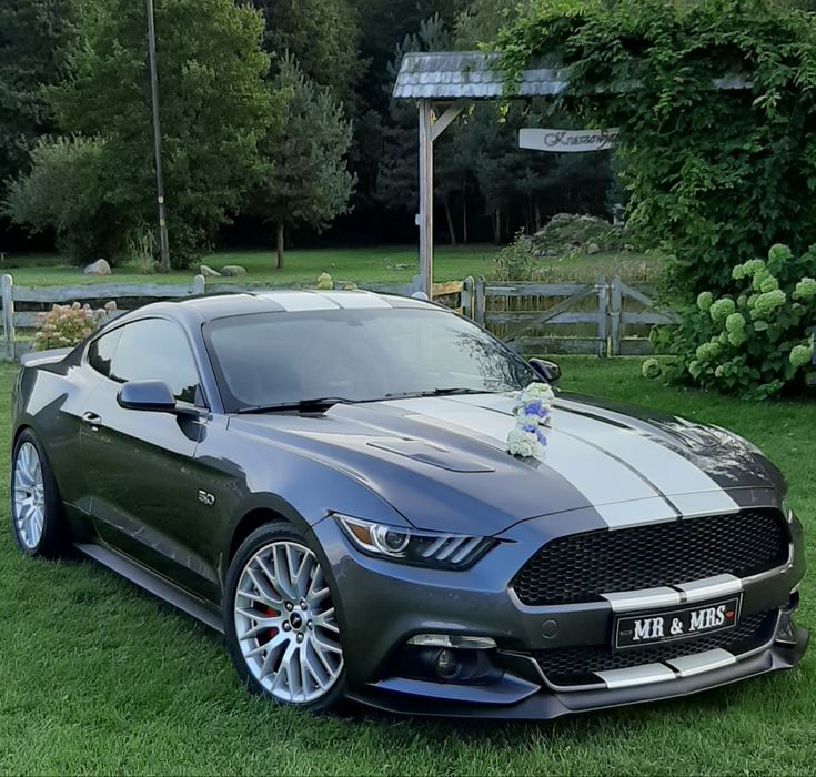 Auto do Ślubu Ford MUSTANG GT 5.0 V8 wynajem samochodu na wesele