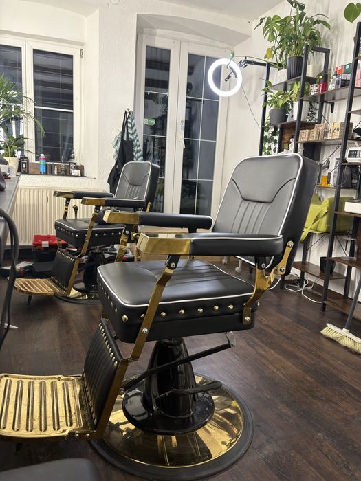 Fotel barberski 2szt i fryzjerski 2szt