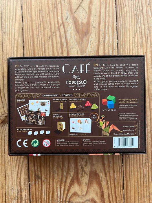 Café + Expresso — Jogo de Tabuleiro