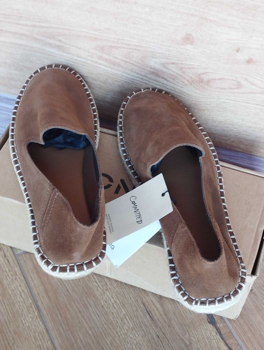 Нові м'які замшеві еспадрільї від MANGO розмір 41