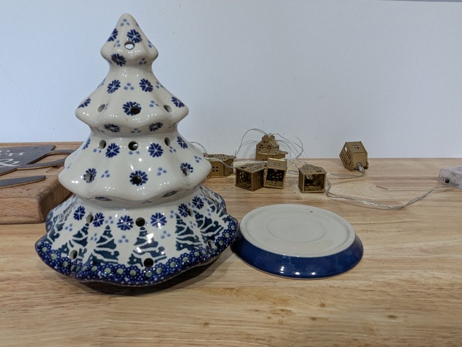 Choinka świecznik Bolesławiec