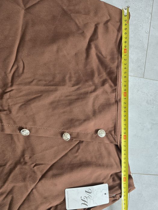 Nowe brązowe spódnico spodenki 44 46 włoskie