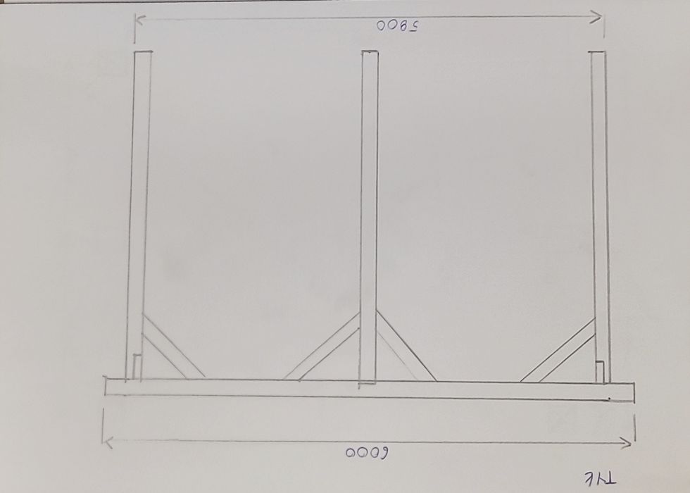 Wiata garażowa 2-stanowiskowa