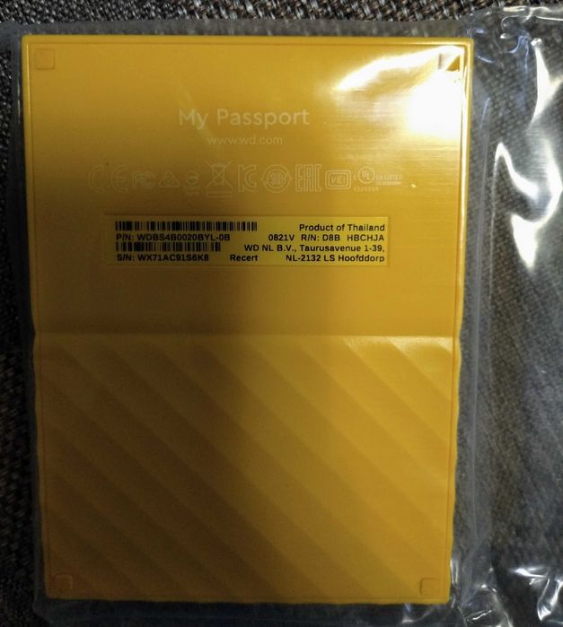 Зовнішній жорсткий диск WD My Passport 2TB USB 3.0 (новий)