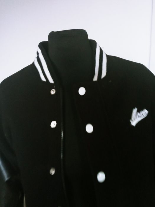 Kurtka czarno biala Moro bombier meska XL