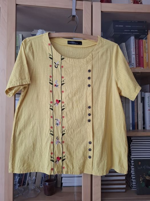 Bluzka  z naturalnego materiału XL