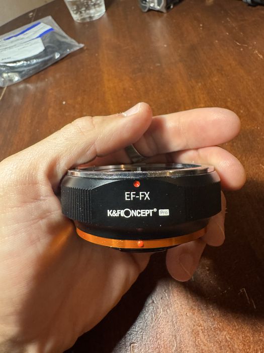 ADAPTADOR LENTES EF(canon)TO FX(fuji)