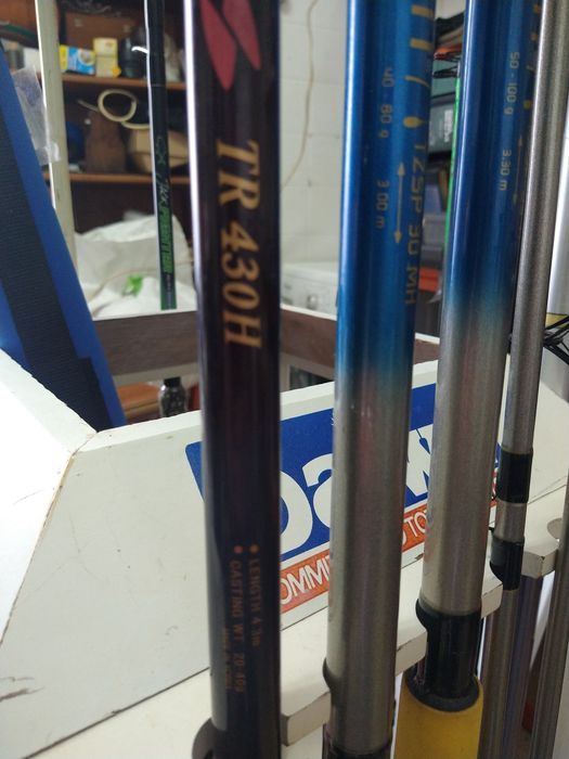 Cana de pesca simano e lineaeffe.