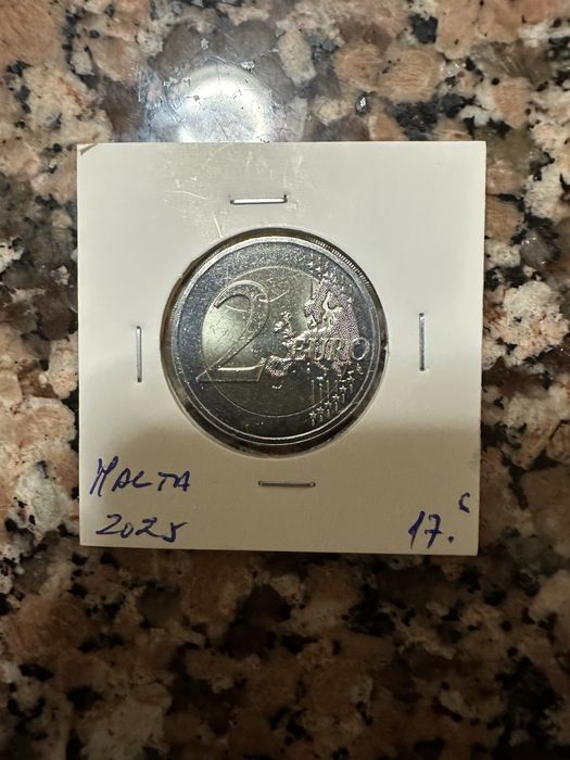 moeda comemorativa de 2 euros de Malta de 2025