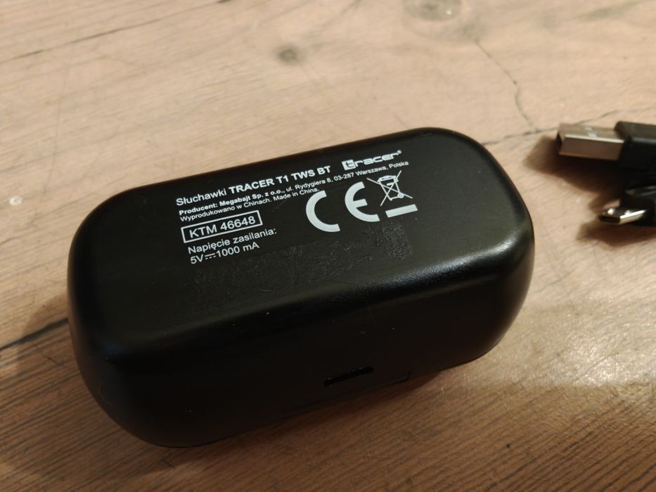 Słuchawki Tracer T1 TWS + Kabel